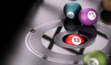 Baccarat table layout showing player, banker, and tie betting positions